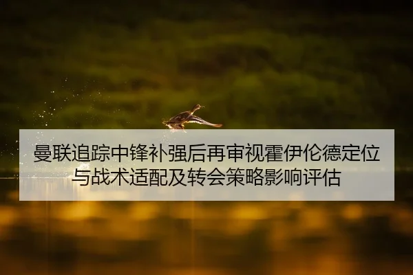 曼联追踪中锋补强后再审视霍伊伦德定位与战术适配及转会策略影响评估