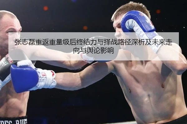 张志磊重返重量级后终结力与择战路径深析及未来走向与舆论影响